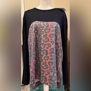 NWT Crazy Train Cheetah Queen Tunic